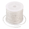 Brass Coated Iron Flat Cable Chains CH-TAC0007-02S-2