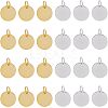 Brass Stamping Blank Tag Charms KK-FH0001-49-NF-1