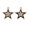 Alloy Enamel Pendants FIND-K030-17D-G-1