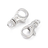 Anti-Tarnish Rhodium Plated 925 Sterling Silver Swivel Clasps STER-K173-22P-2