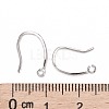 925 Sterling Silver Earring Hooks STER-L054-11P-4