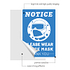 Waterproof PVC Warning Sign Stickers DIY-WH0237-003-3