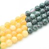 Natural Quartz Beads Strands G-N355-6mm-34-1