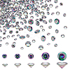   5 Style Cubic Zirconia Pointed Back Cabochons ZIRC-PH0001-41-1