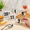 Acrylic Table Number Sign AJEW-WH0505-90A-3