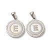 304 Stainless Steel Pendants STAS-I204-E-P-1