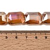 Electroplated Glass Beads EGLA-H002-A-13-4