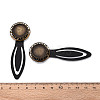 Alloy & Iron Bookmark Cabochon Settings PALLOY-N184-05AB-3