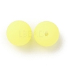 Luminous Round Food Grade Silicone Beads SIL-TAC0007-04D-2