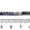 Natural Blue Aventurine Beads Strands G-G139-B06-01-A-4