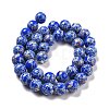 Synthetic Imperial Jasper Beads Strands G-E568-01C-03-2