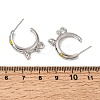 Brass Enamel Stud Earrings KK-CBA8324-23P-04-5