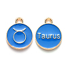 Alloy Enamel Pendants ENAM-S124-01B-02C-1
