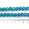 Transparent Glass Beads EGLA-A035-T10mm-D12-5