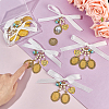 6Pcs 3 Styles Alloy Oval Tray Brooch Base Settings PALLOY-UN00035-3