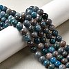 Natural Apatite Beads Strands G-D340-A02-8mm-1