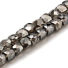 Electroplate Transparent Glass Beads Strands GLAA-C029-03B-05-1