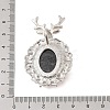 Natural Larvikite Pendants G-A226-02P-03-3
