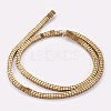 Electroplated Non-magnetic Synthetic Hematite Beads Strands G-P367-D03-2