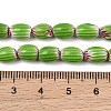 Handmade Millefiori Glass Oval Beads Strands LK-Z001-02A-08-3