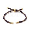 Nylon Cord Silder Bracelets MAK-C003-03G-23-4