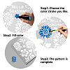 Stainless Steel Cutting Dies Stencils DIY-WH0378-011-4