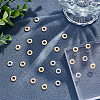 60Pcs 3 Colors 201 Stainless Steel Linking Rings STAS-UN0036-94-3