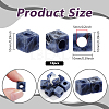 12Pcs Natural Sodalite European Beads G-NB0005-88F-2