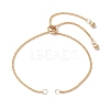 Brass Slider Bracelet Makings AJEW-JB01253-01-1