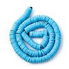 Handmade Polymer Clay Beads Strands CLAY-R089-8mm-Q069-7