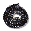 Baking Electroplate Glass Beads Strands DGLA-A039-J6MM-B20-2