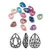 Glass Rhinestone Cabochons RGLA-L024-E01-MI-1