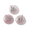 Natural & Synthetic Mixed Stone Pendants G-P484-01P-2