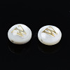 Natural Freshwater Shell Beads SHEL-S278-036W-2