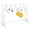 Acrylic Earring Display Stands EDIS-PH0001-43B-7