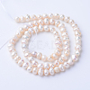 Natural Cultured Freshwater Pearl Beads Strands X-PEAR-S010-18-2