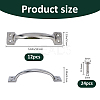 Iron Box Drawer Handles IFIN-WH0011-77P-2