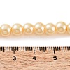 Baking Painted Pearlized Glass Pearl Round Bead Strands HY-Q003-6mm-61-5