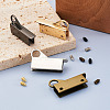 8 Sets 4 Colors Zinc Alloy Bag Lock Catch Clasps FIND-GN0001-11-4