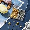 100Pcs 2 Colors Iron Butterfly Clutches Pin Backs IFIN-FS0001-37-7