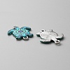 Alloy Enamel Printed Connector Charms ENAM-WH0065-15P-06-2