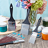 Wooden Paint Brushes Set AJEW-OC0002-90-5