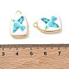 Printed Brass Pendants KK-CBAF9BC-12G-4