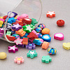 Craftdady 240Pcs 8 Styles Handmade Polymer Clay Beads CLAY-CD0001-07-23