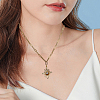 10Pcs 667 Stainless Steel Paperclip Chain Necklaces NJEW-BBC0001-48B-G-5