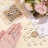  120Pcs 2 Style 304 Stainless Steel Leverback Earring Findings STAS-NB0001-54-3