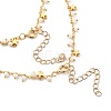 Brass Curb Chains Jewelry Set SJEW-JS01123-3