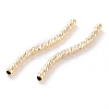 Brass Tube Beads KK-Y003-84F-G-3