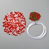 DIY Handmade Acrylic Beaded Weaving Fruit Basket Kit DIY-WH0250-86-2