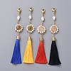 Polyester Tassel Big Pendant Decorations HJEW-JM00379-M-1